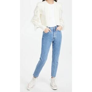 SLVRLAKE Beatnik Ankle Jeans‎ in Pacific Wash Size 25 Blue High Rise Mom Jeans